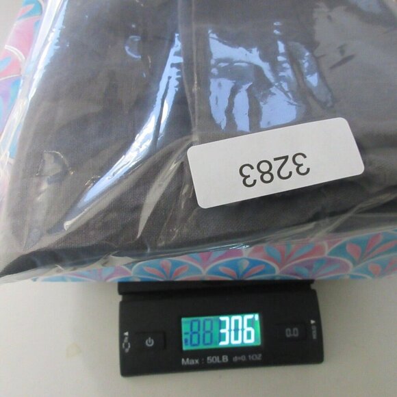 Eileen Fisher Linen Twill Pencil Mini Skirt L Gray Classic Preppy Casual 306 - Picture 12 of 12